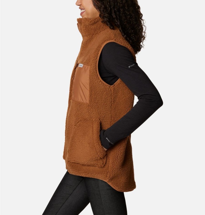 Columbia Holly Hideaway Women's Vest Brown | DUTQEL-087