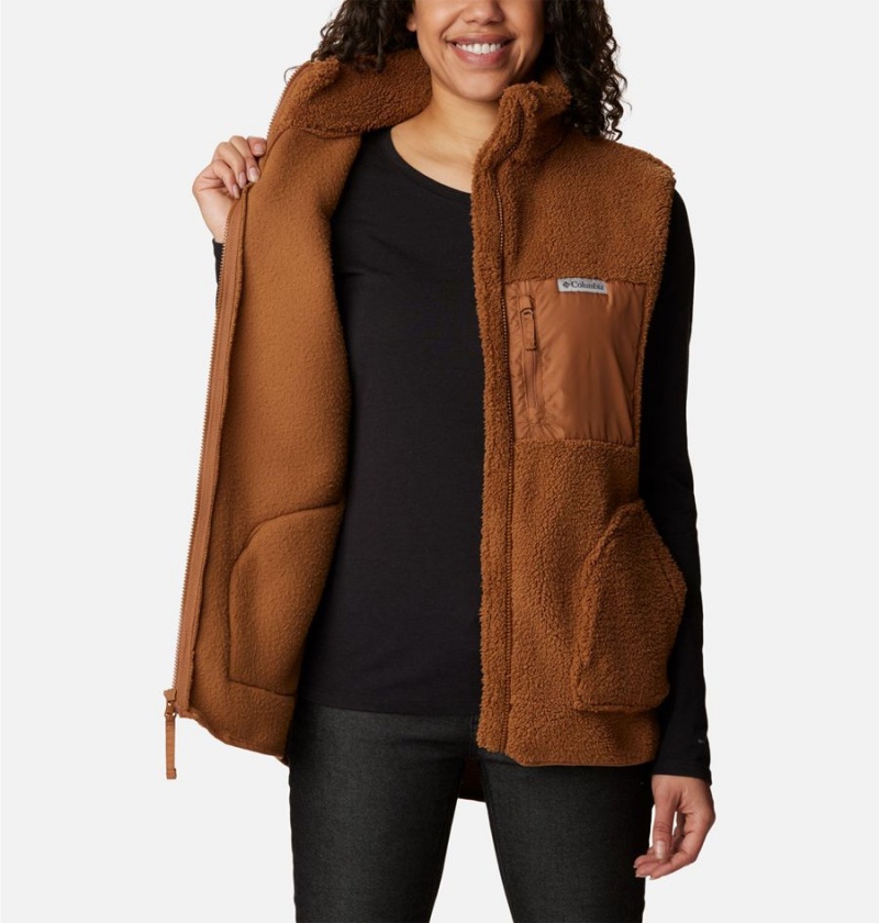 Columbia Holly Hideaway Women's Vest Brown | DUTQEL-087
