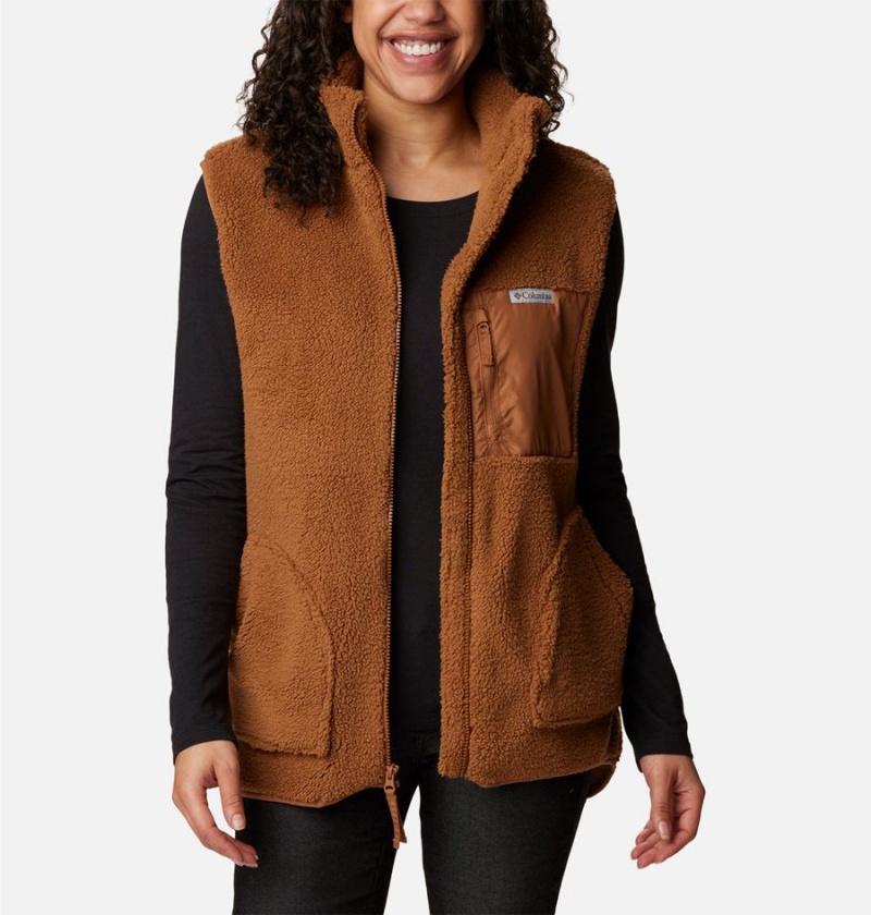 Columbia Holly Hideaway Women's Vest Brown | DUTQEL-087