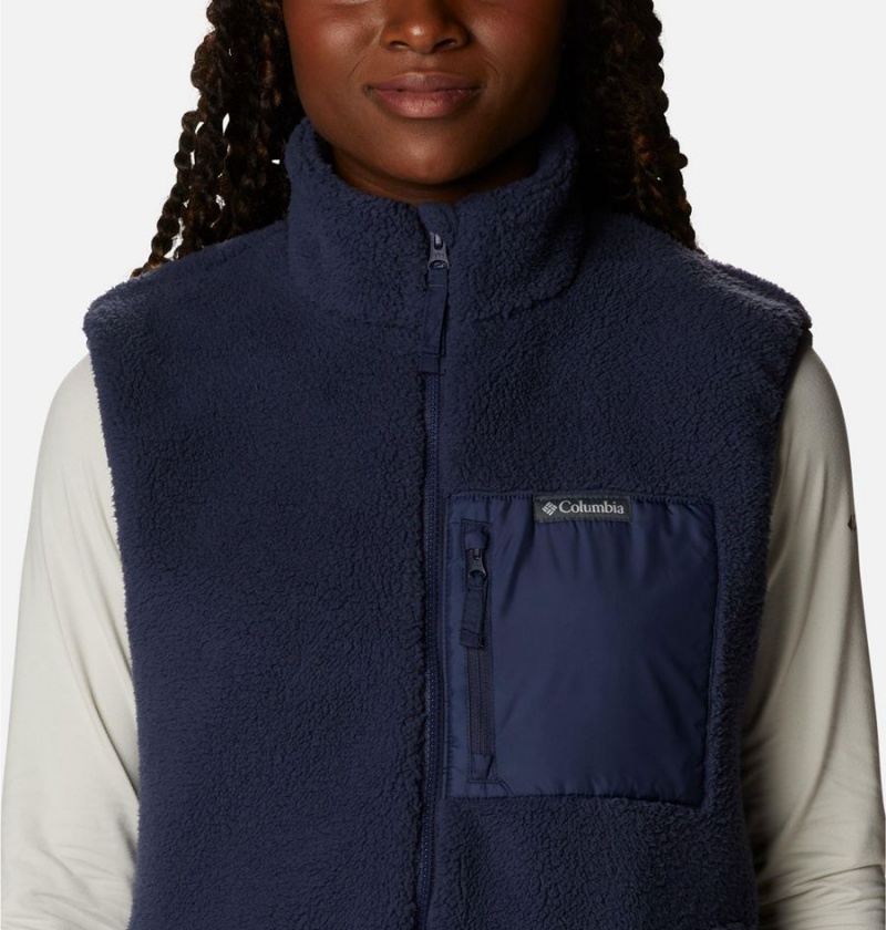 Columbia Holly Hideaway Women's Vest Navy | UXTQLM-763