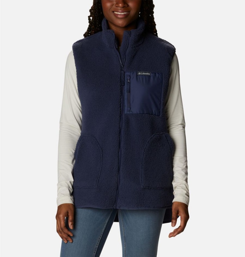 Columbia Holly Hideaway Women\'s Vest Navy | UXTQLM-763