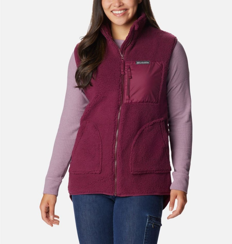 Columbia Holly Hideaway Women\'s Vest Red | VBCEJH-534