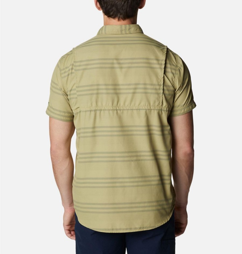 Columbia Homecrest Short Sleeve Men's Shirt Olive | FMKDOC-081