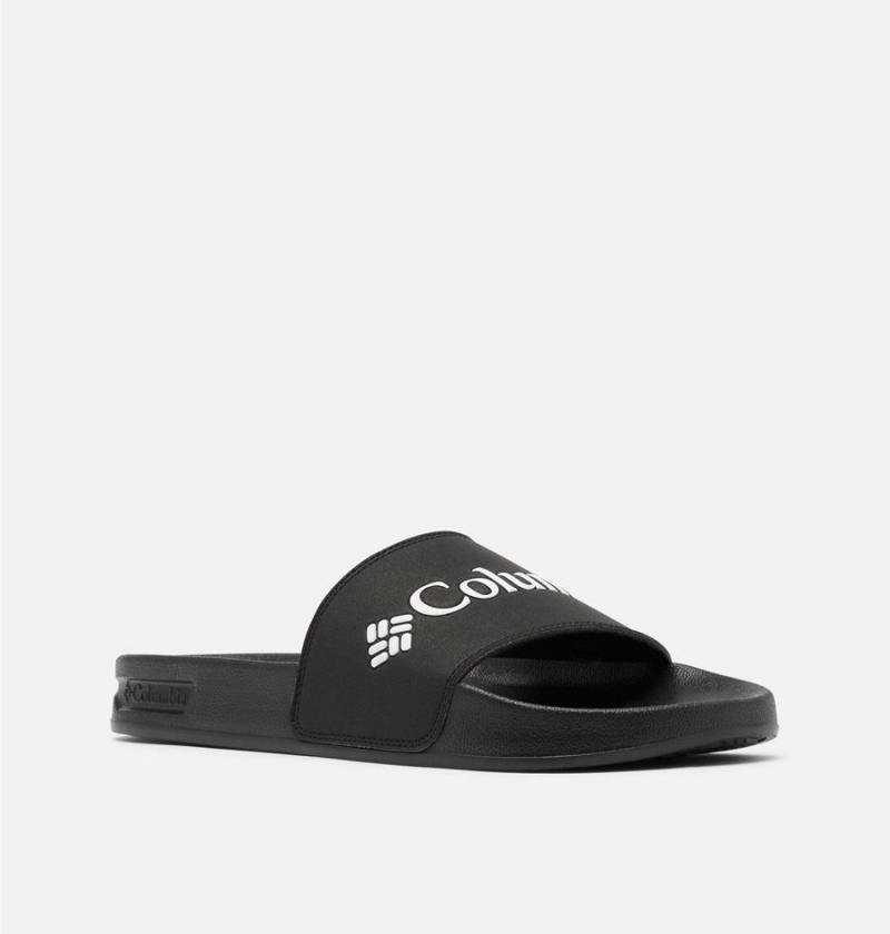 Columbia Hood River Slide Men's Sandals Black | CXPDLA-546