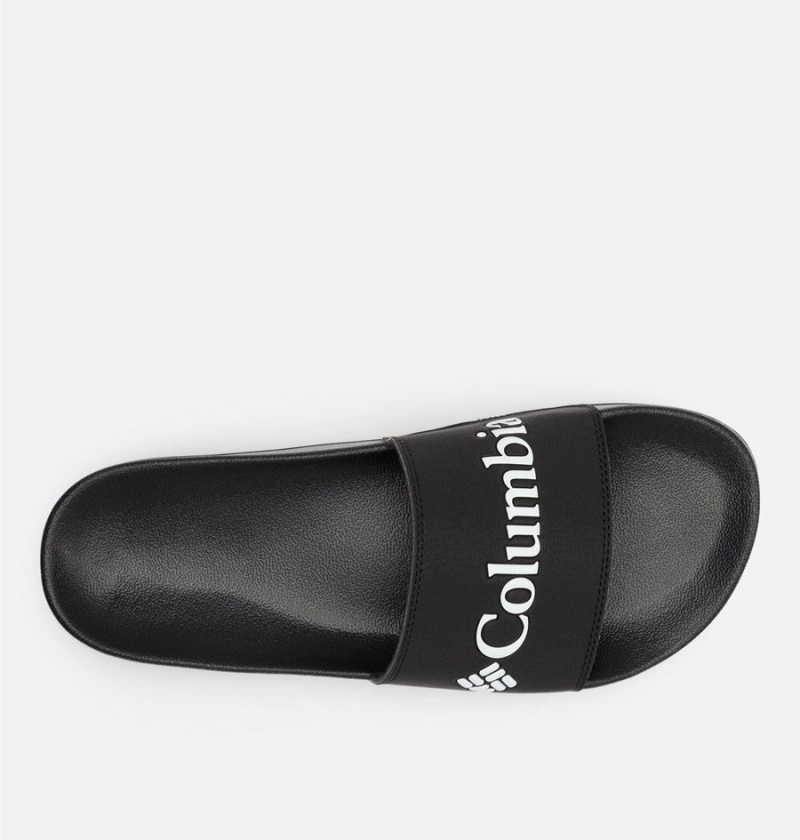 Columbia Hood River Slide Men's Sandals Black | CXPDLA-546