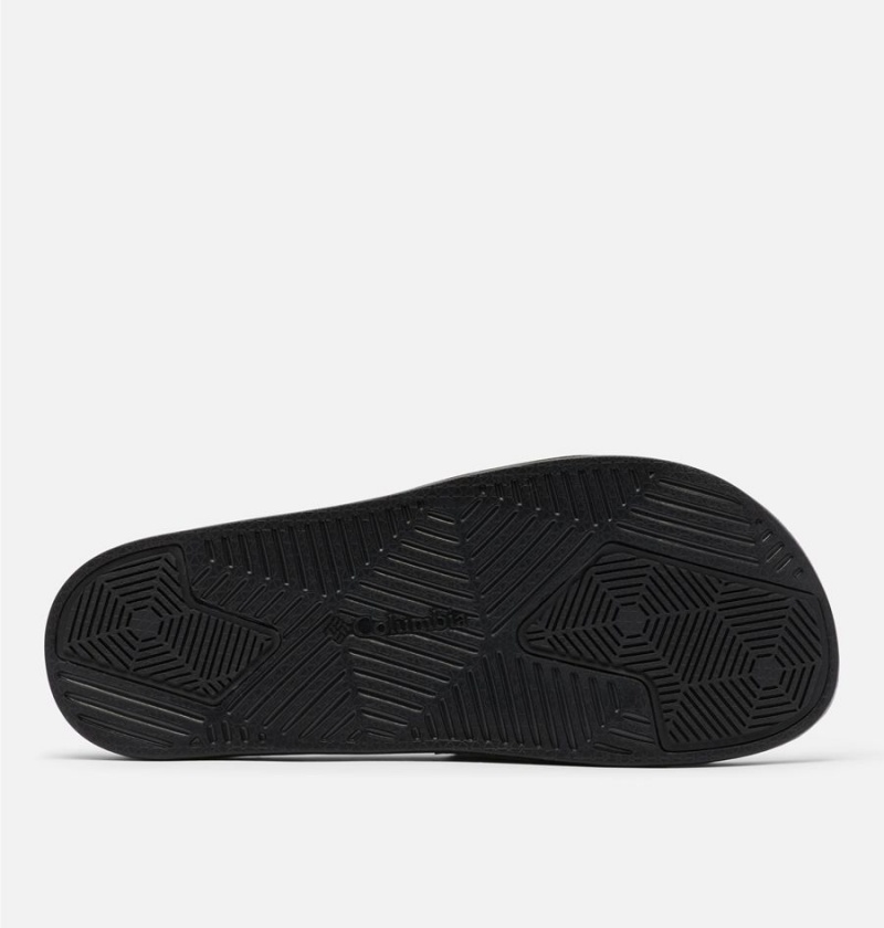 Columbia Hood River Slide Men's Sandals Black | CXPDLA-546