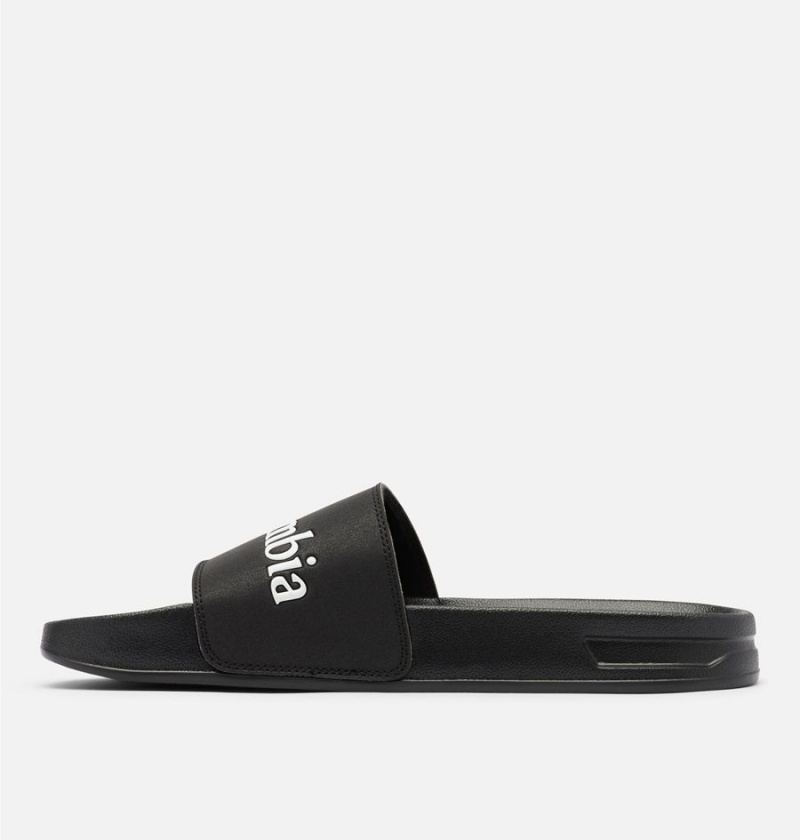 Columbia Hood River Slide Men's Sandals Black | CXPDLA-546