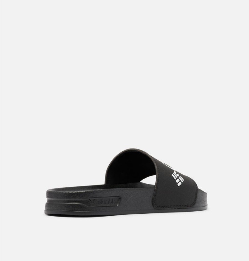 Columbia Hood River Slide Men's Sandals Black | CXPDLA-546