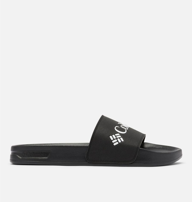Columbia Hood River Slide Men\'s Sandals Black | CXPDLA-546