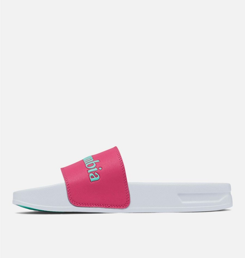 Columbia Hood River Slide Women's Sandals Pink | RDCKOA-412