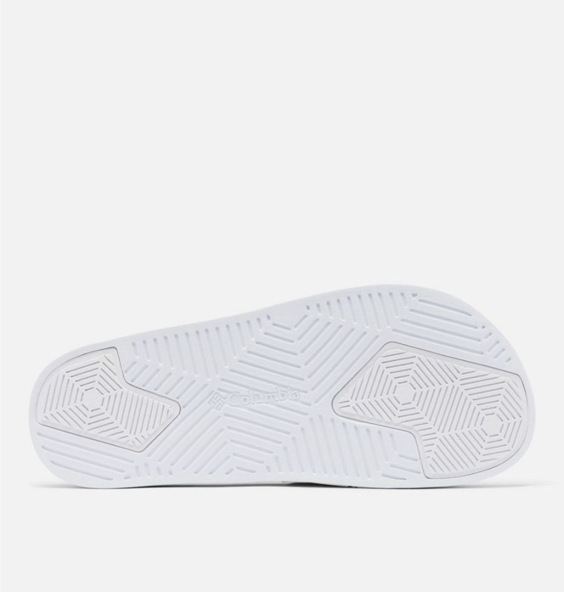 Columbia Hood River Slide Women's Sandals White | AKTCEZ-736