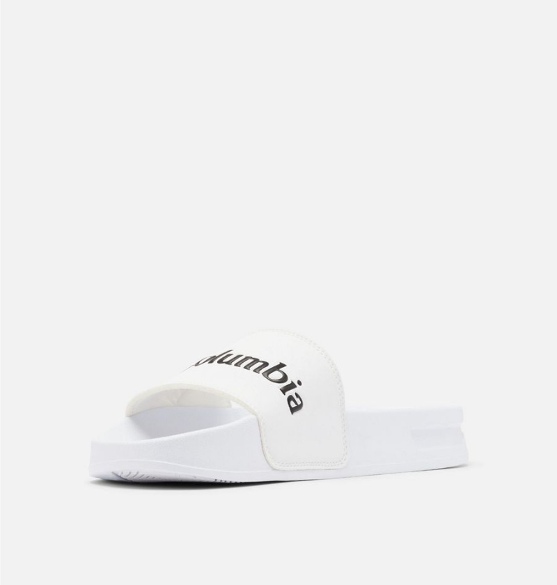Columbia Hood River Slide Women's Sandals White | AKTCEZ-736