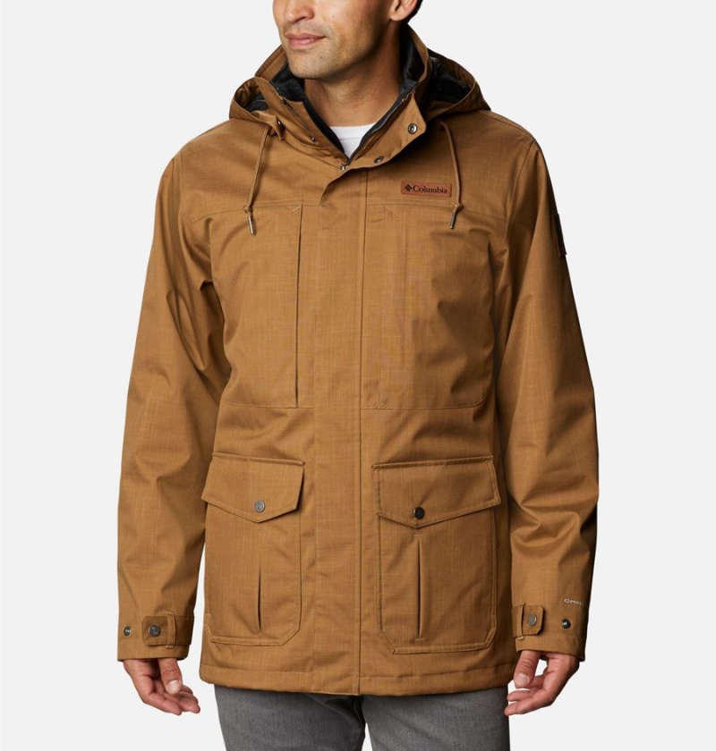 Columbia Horizons Pine Interchange Men\'s 3 In 1 Jackets Brown | RFVLIN-149