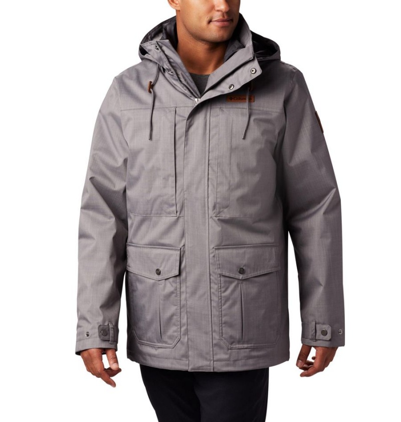Columbia Horizons Pine Interchange Men\'s 3 In 1 Jackets Grey | DECFYS-781