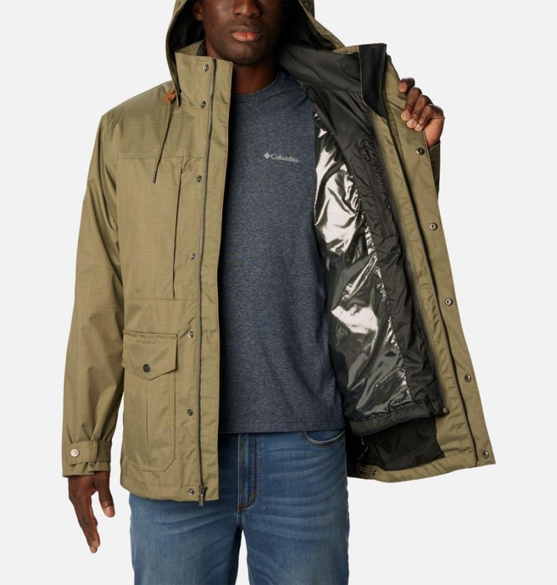 Columbia Horizons Pine Interchange Men's 3 In 1 Jackets Green | MUJRTH-802