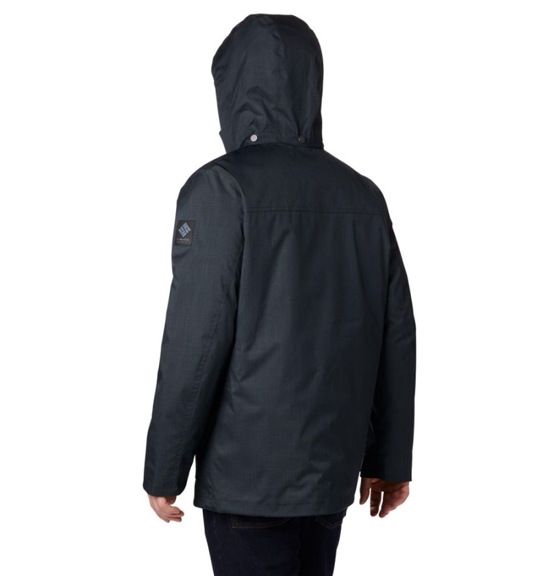 Columbia Horizons Pine Interchange Men's 3 In 1 Jackets Black | LUGJHN-304