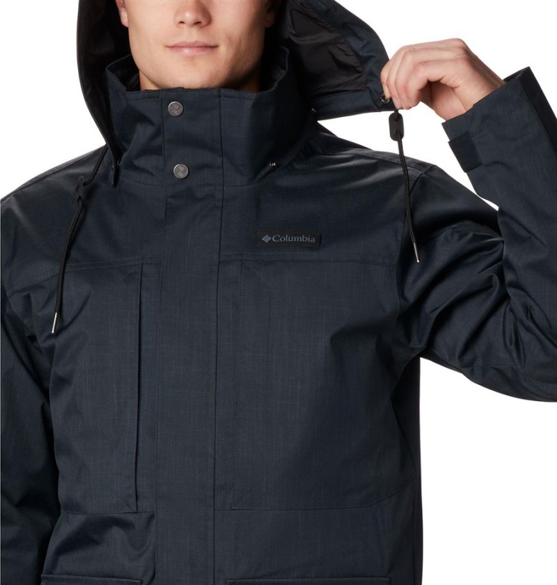 Columbia Horizons Pine Interchange Men's 3 In 1 Jackets Black | LUGJHN-304