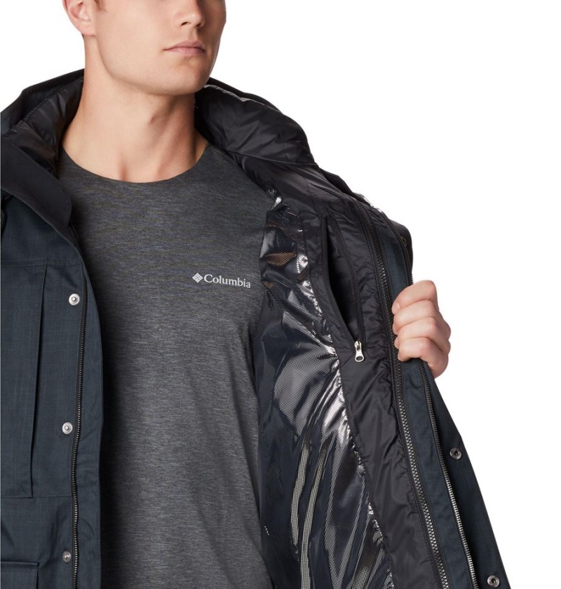 Columbia Horizons Pine Interchange Men's 3 In 1 Jackets Black | LUGJHN-304