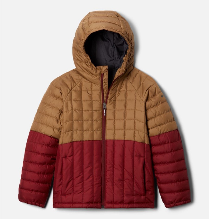 Columbia Humphrey Hills Puffer Kids\' Jacket Red | PBYSKT-891