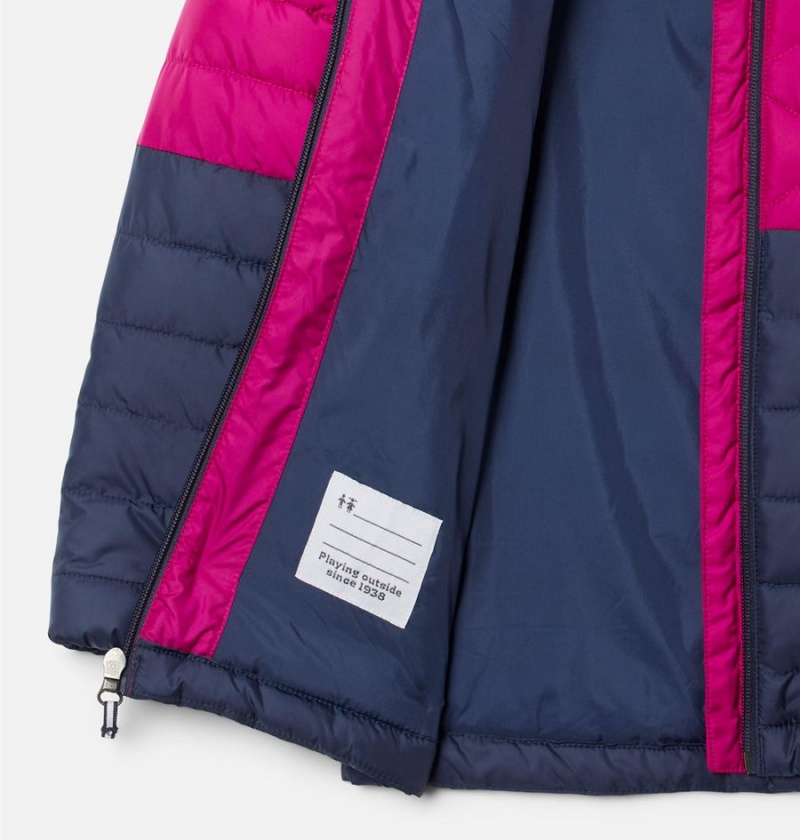 Columbia Humphrey Hills Puffer Kids' Jacket Pink | SOCPWK-180