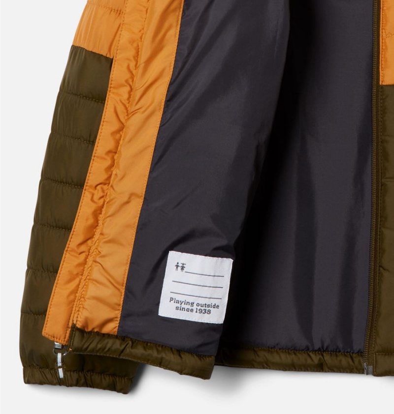 Columbia Humphrey Hills Puffer Kids' Jacket Yellow | RNFMXW-317