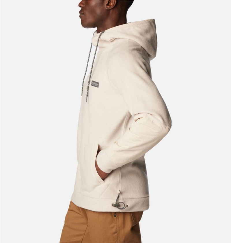 Columbia Hunterdon Fleece Men's Hoodie Beige | YCDLPJ-942