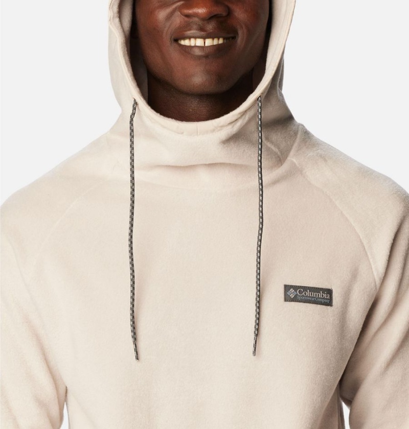 Columbia Hunterdon Fleece Men's Hoodie Beige | YCDLPJ-942