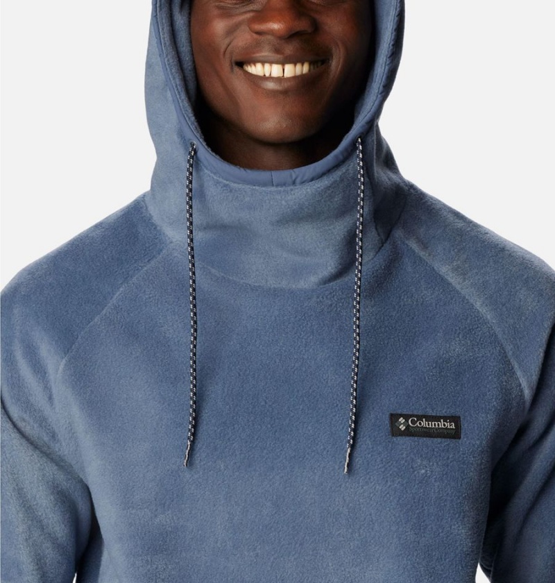 Columbia Hunterdon Fleece Men's Hoodie Blue | AYFVGD-105