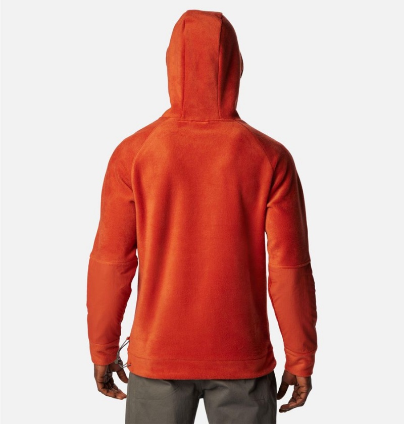 Columbia Hunterdon Fleece Men's Hoodie Red | FLOUPG-647