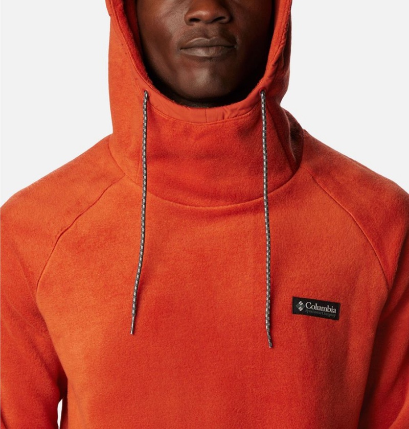 Columbia Hunterdon Fleece Men's Hoodie Red | FLOUPG-647