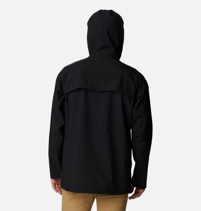 Columbia Ibex II Shell Men's Rain Jacket Black | GSMTVY-642