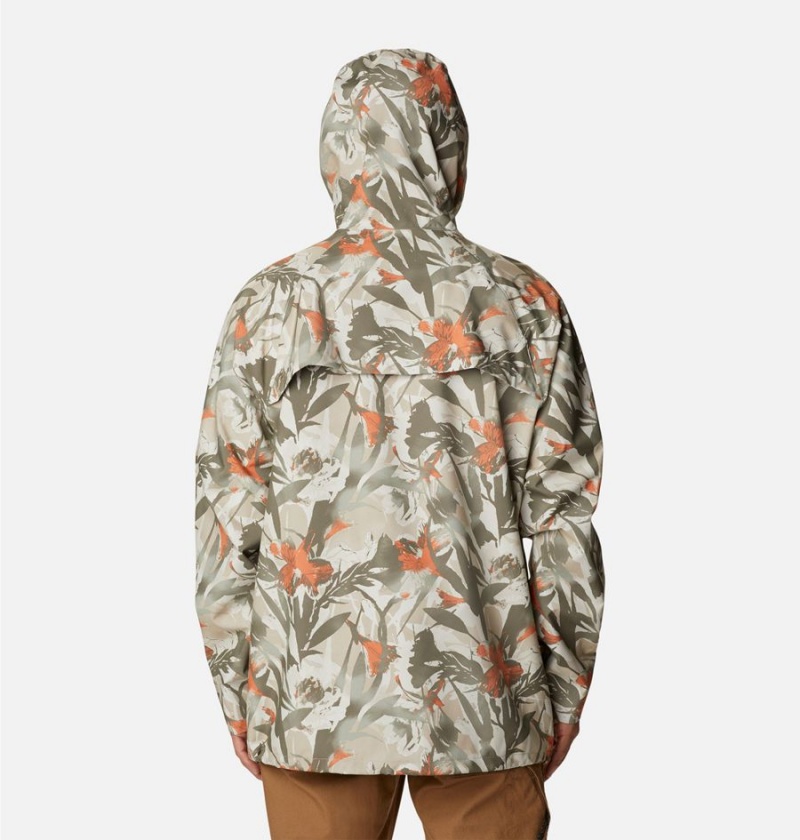 Columbia Ibex II Shell Men's Rain Jacket Green | VZCBIO-463