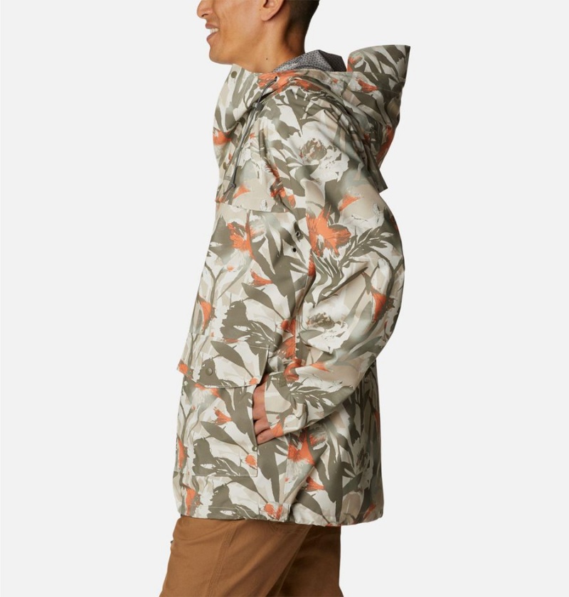 Columbia Ibex II Shell Men's Rain Jacket Green | VZCBIO-463