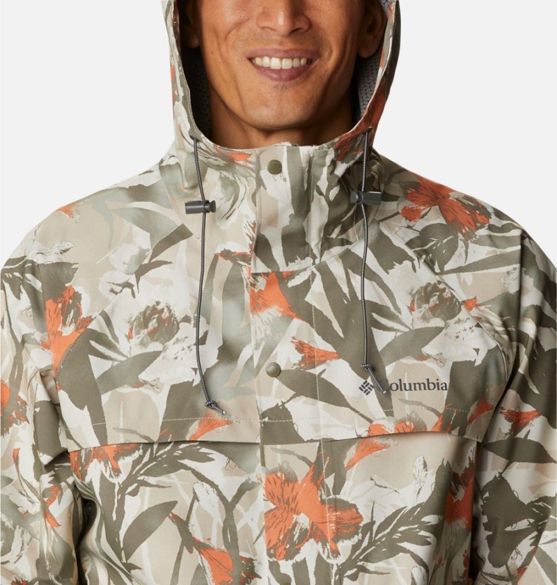 Columbia Ibex II Shell Men's Rain Jacket Green | VZCBIO-463