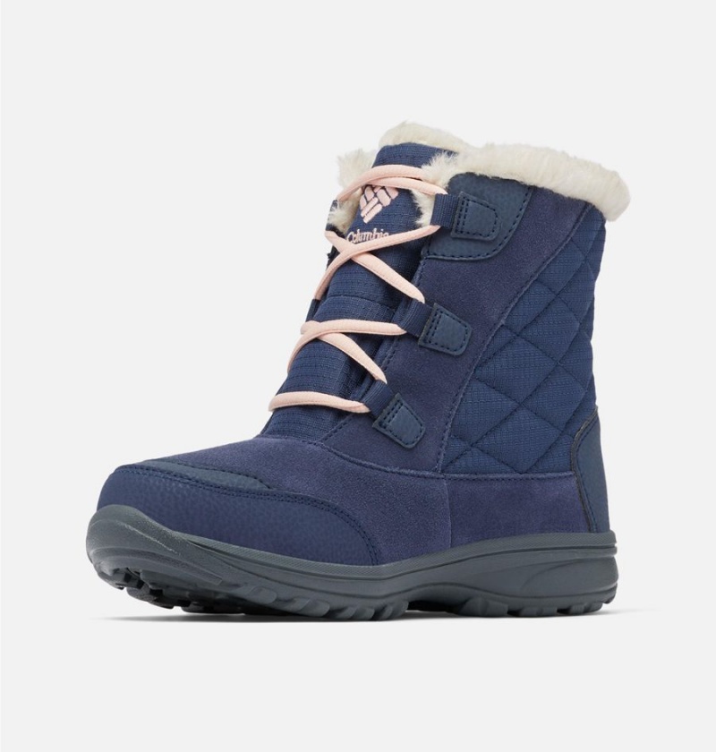 Columbia Ice Maiden Shorty Women's Boots Navy | EBLVKN-936
