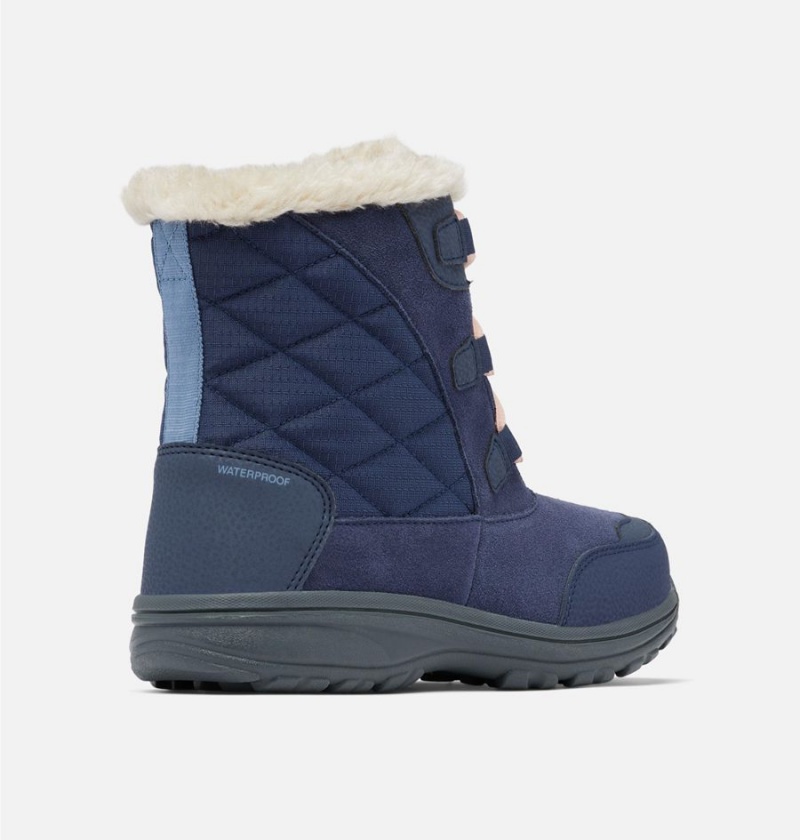 Columbia Ice Maiden Shorty Women's Boots Navy | EBLVKN-936