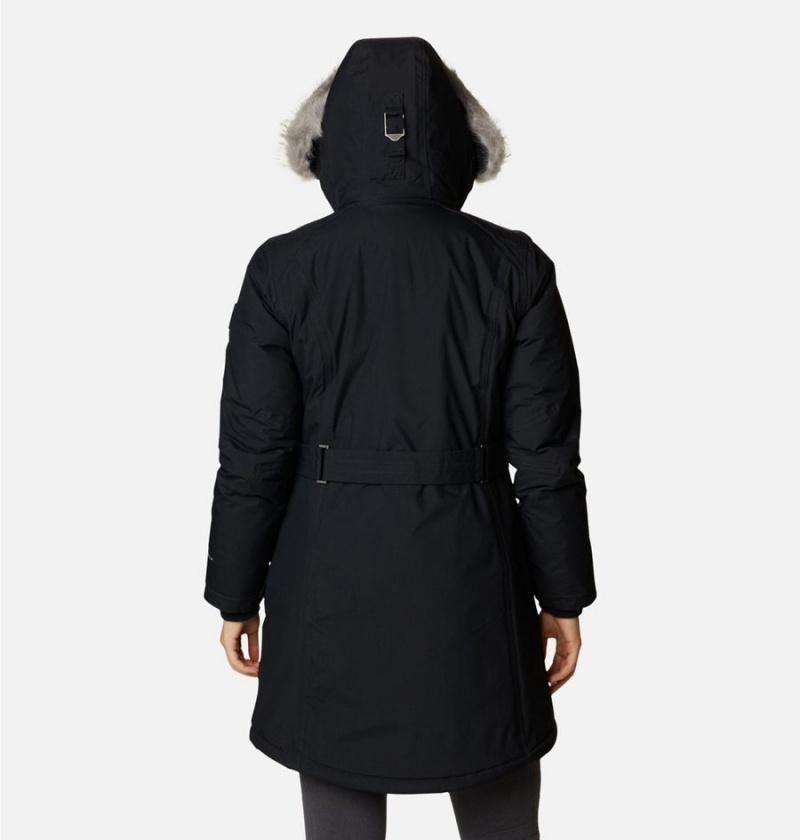 Columbia Icelandite TurboDown Women's Coats Black | RFVSIY-748