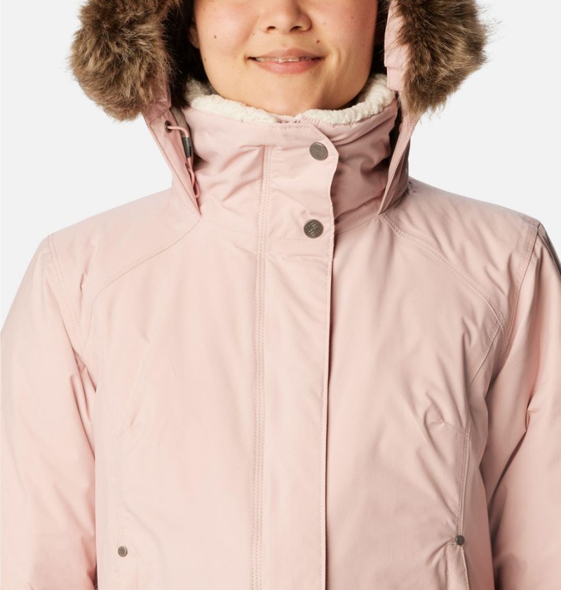 Columbia Icelandite TurboDown Women's Coats Pink | SCJBTK-319