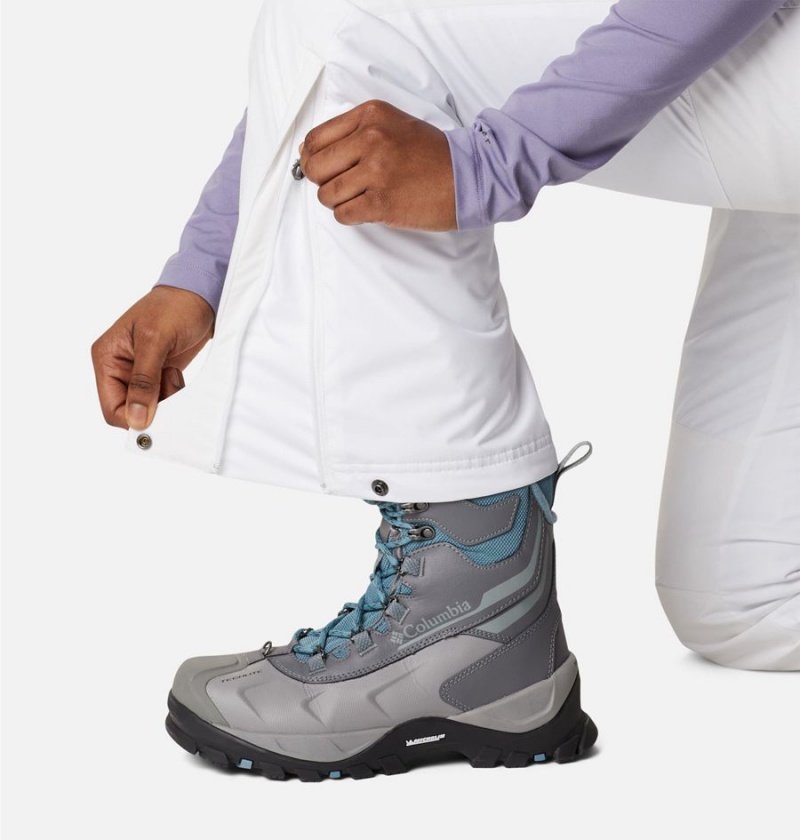 Columbia Iceventure Insulated Ski Bib Women's Pants White | GUSNWC-735