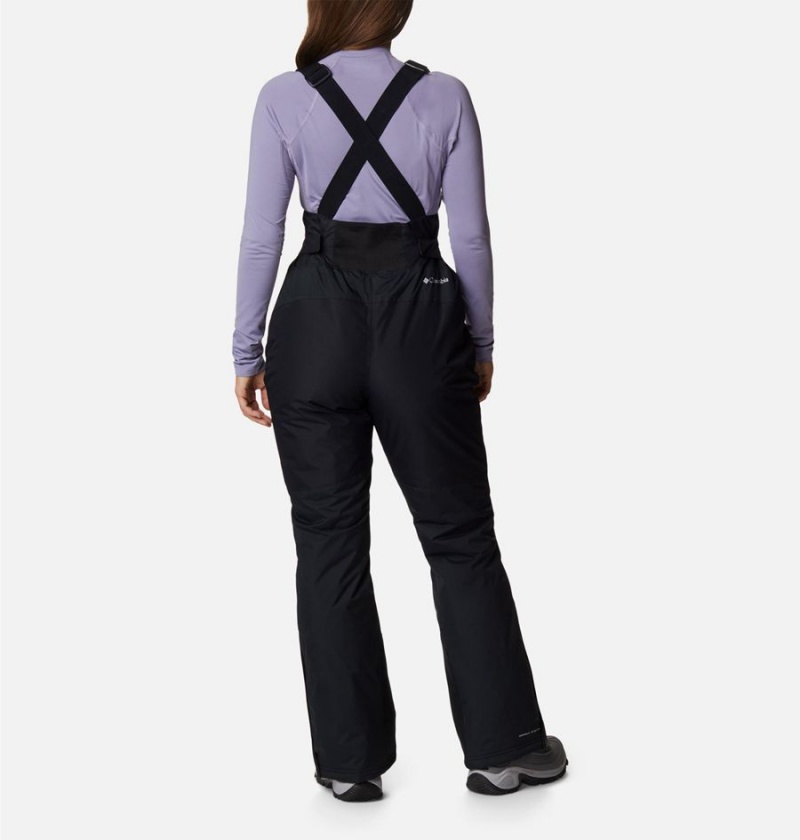 Columbia Iceventure Insulated Ski Bib Women's Pants Black | PEZLQU-678
