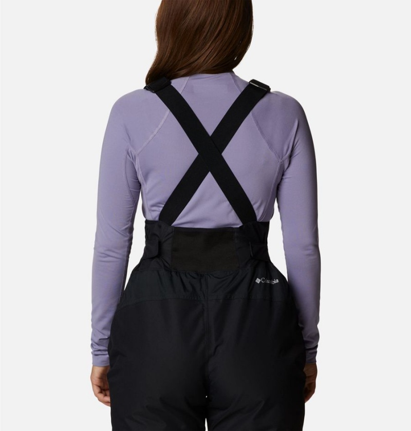 Columbia Iceventure Insulated Ski Bib Women's Pants Black | PEZLQU-678