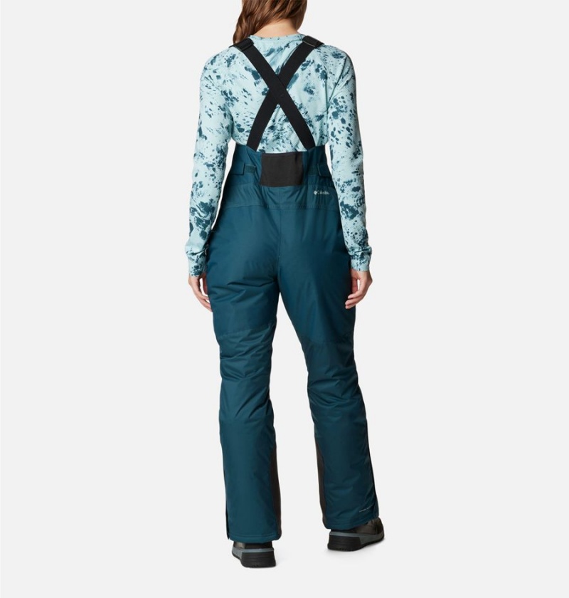 Columbia Iceventure Insulated Ski Bib Women's Pants Turquoise | AHECKY-479