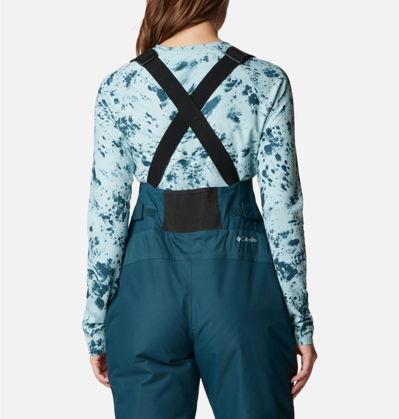 Columbia Iceventure Insulated Ski Bib Women's Pants Turquoise | AHECKY-479