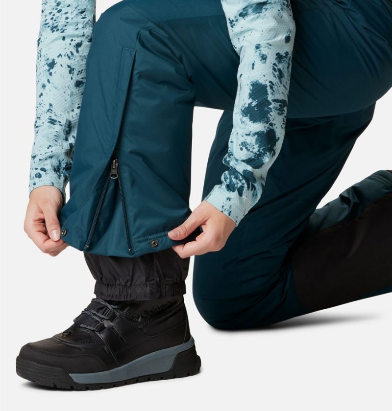 Columbia Iceventure Insulated Ski Bib Women's Pants Turquoise | AHECKY-479
