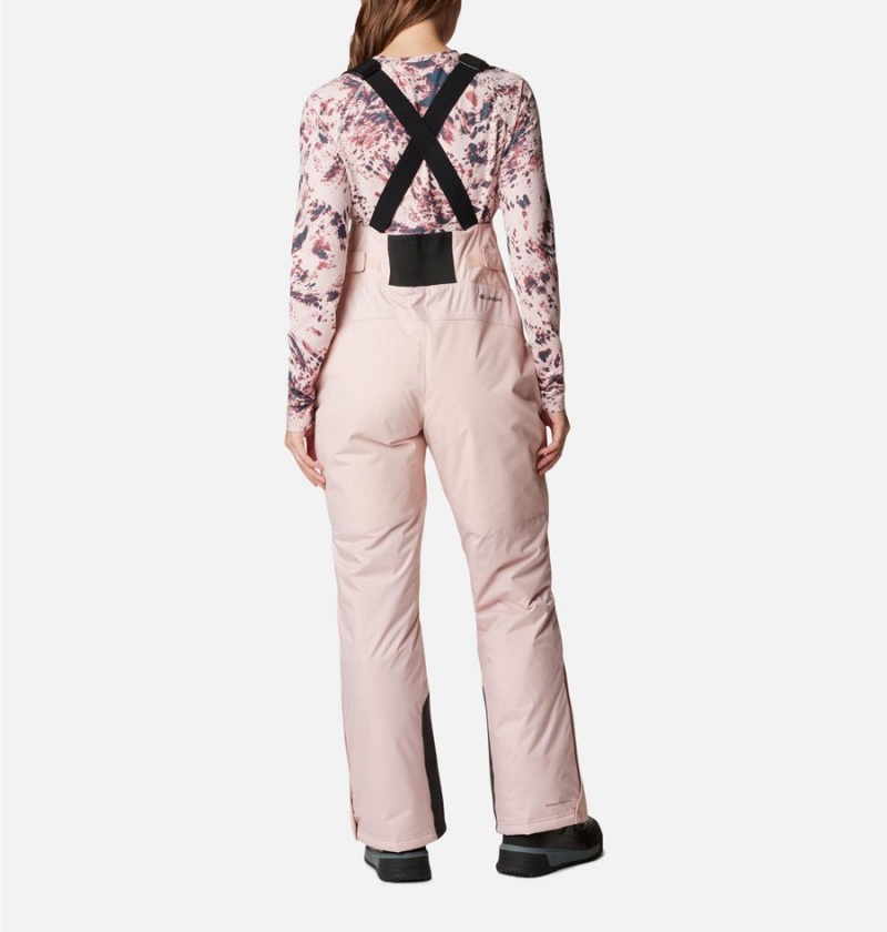 Columbia Iceventure Insulated Ski Bib Women's Pants Pink | OSPRYK-149