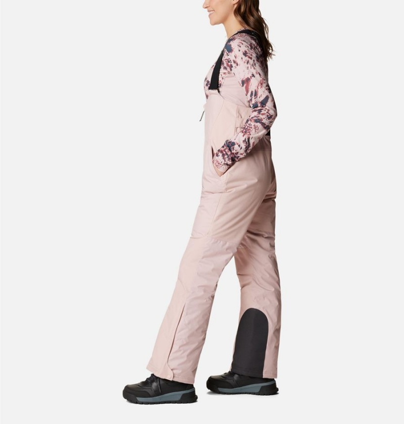 Columbia Iceventure Insulated Ski Bib Women's Pants Pink | OSPRYK-149