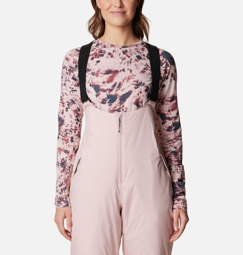 Columbia Iceventure Insulated Ski Bib Women's Pants Pink | OSPRYK-149