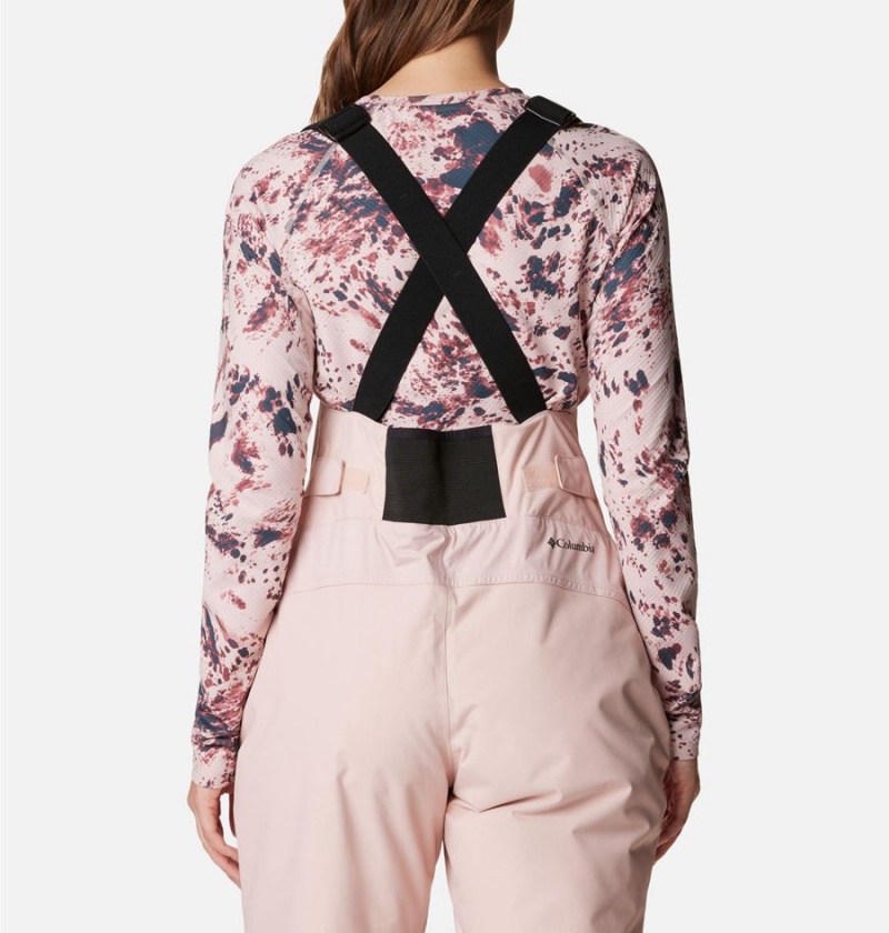 Columbia Iceventure Insulated Ski Bib Women's Pants Pink | OSPRYK-149