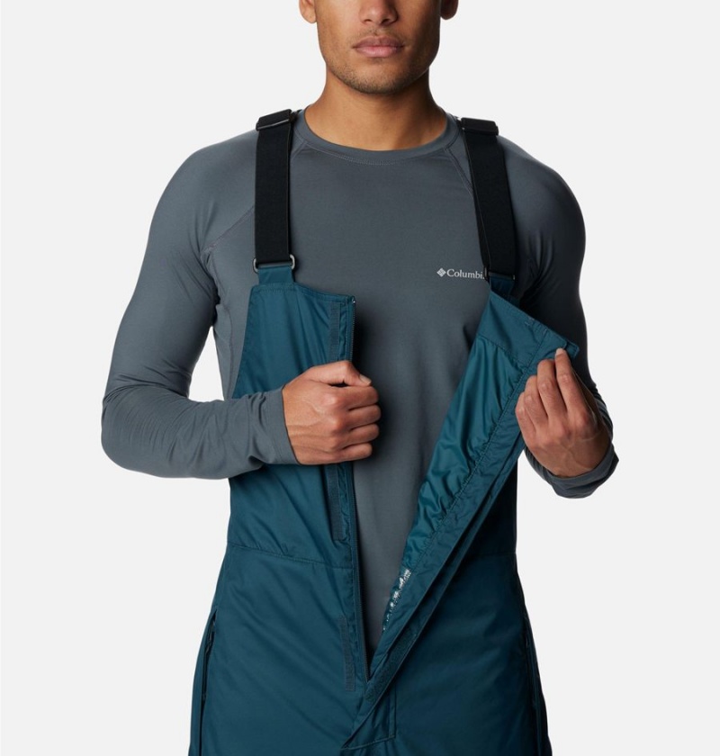 Columbia Iceventure Ski Bib Men's Pants Blue | ELFCUY-897