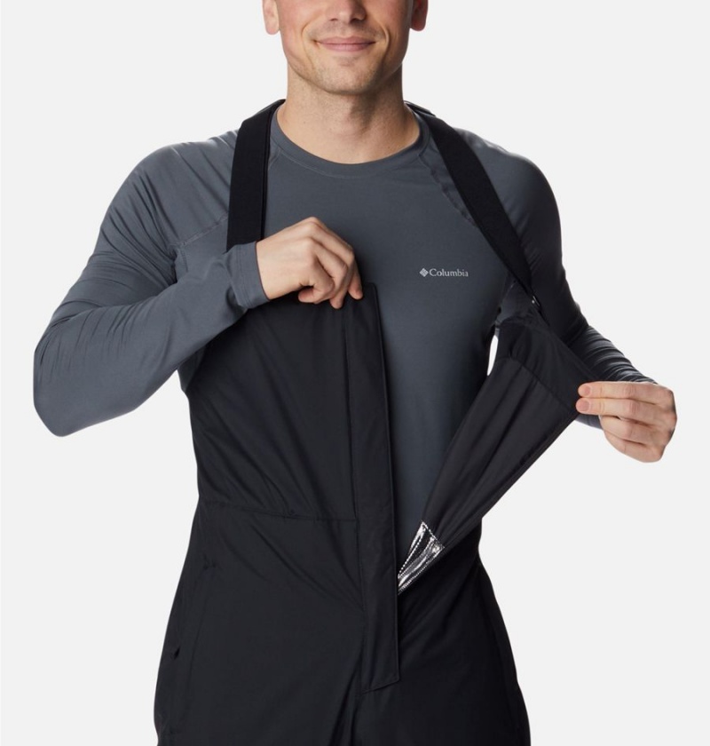 Columbia Iceventure Ski Bib Men's Pants Black | JETQSX-062